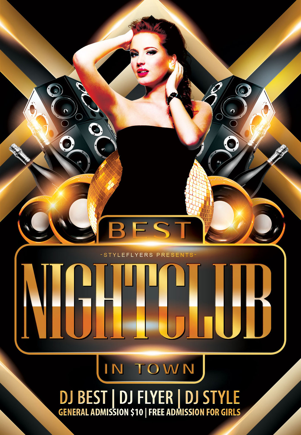 Club Flyers 4 25" X 5 5" In Card Stock